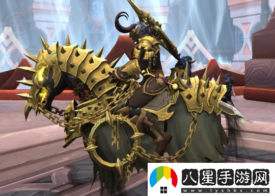 魔獸世界當初必刷坐騎墮落軍馬超級酷炫哦
