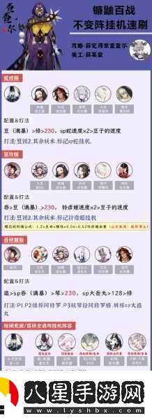 陰陽(yáng)師手游式神培養指南揭秘最強陣容搭配資訊速遞